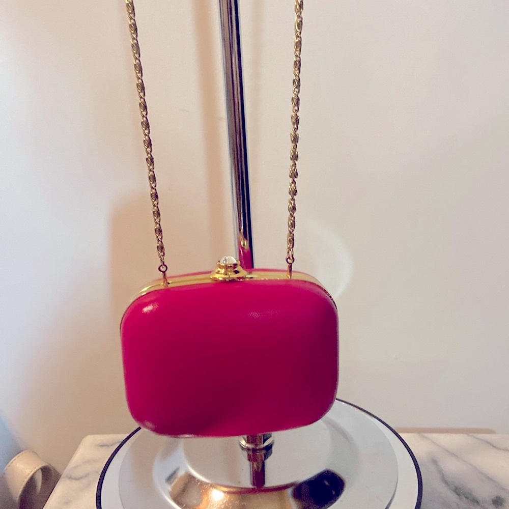 Nordstrom Pink Crossbody/clutch/makeup case